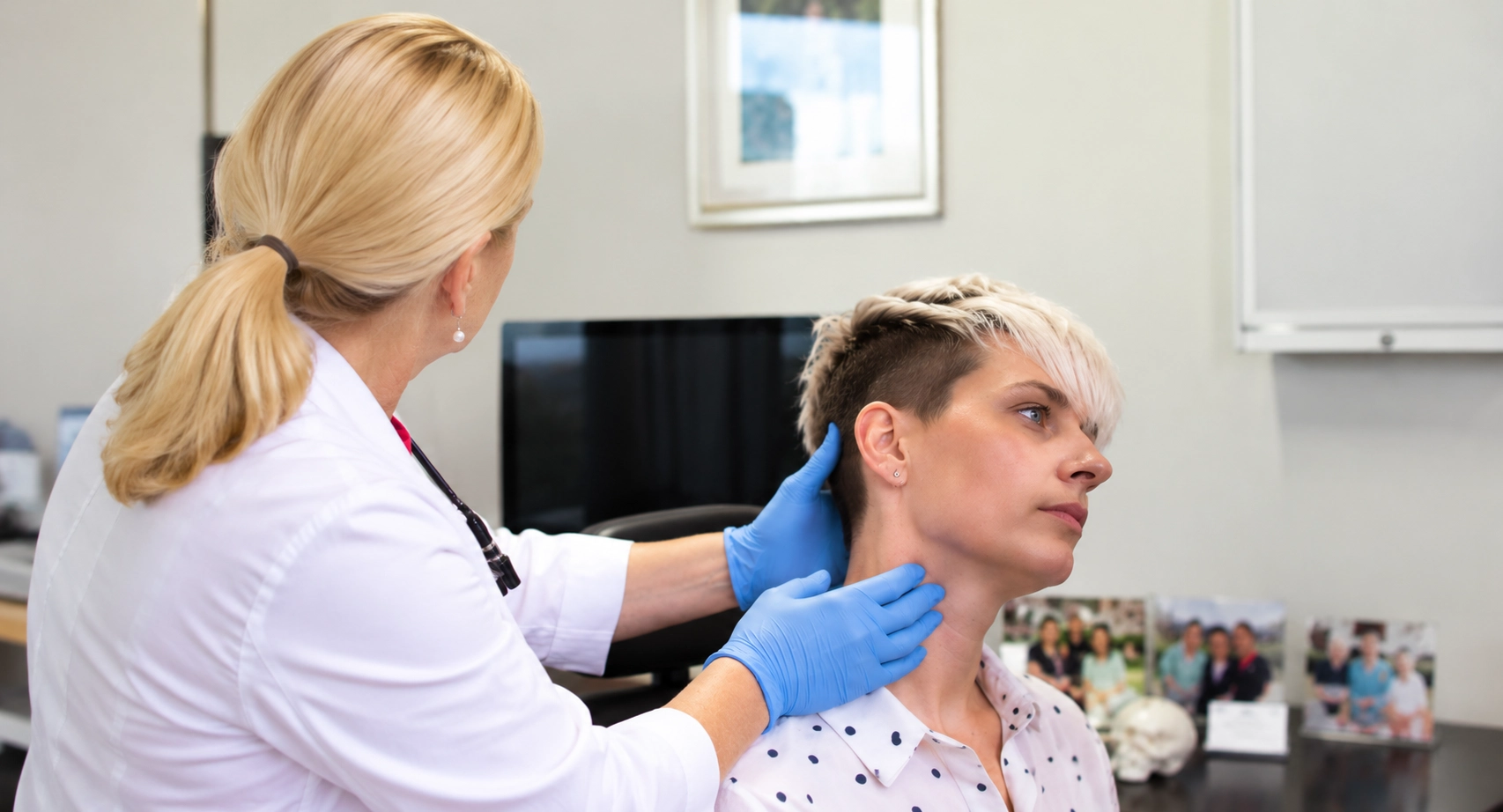 Dr Sharon Kelly Ent Specialist Neck Throat Examination